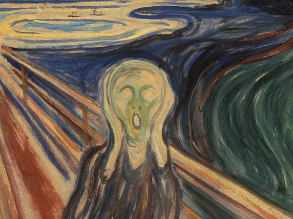 The Scream painting by Edvard Munch.