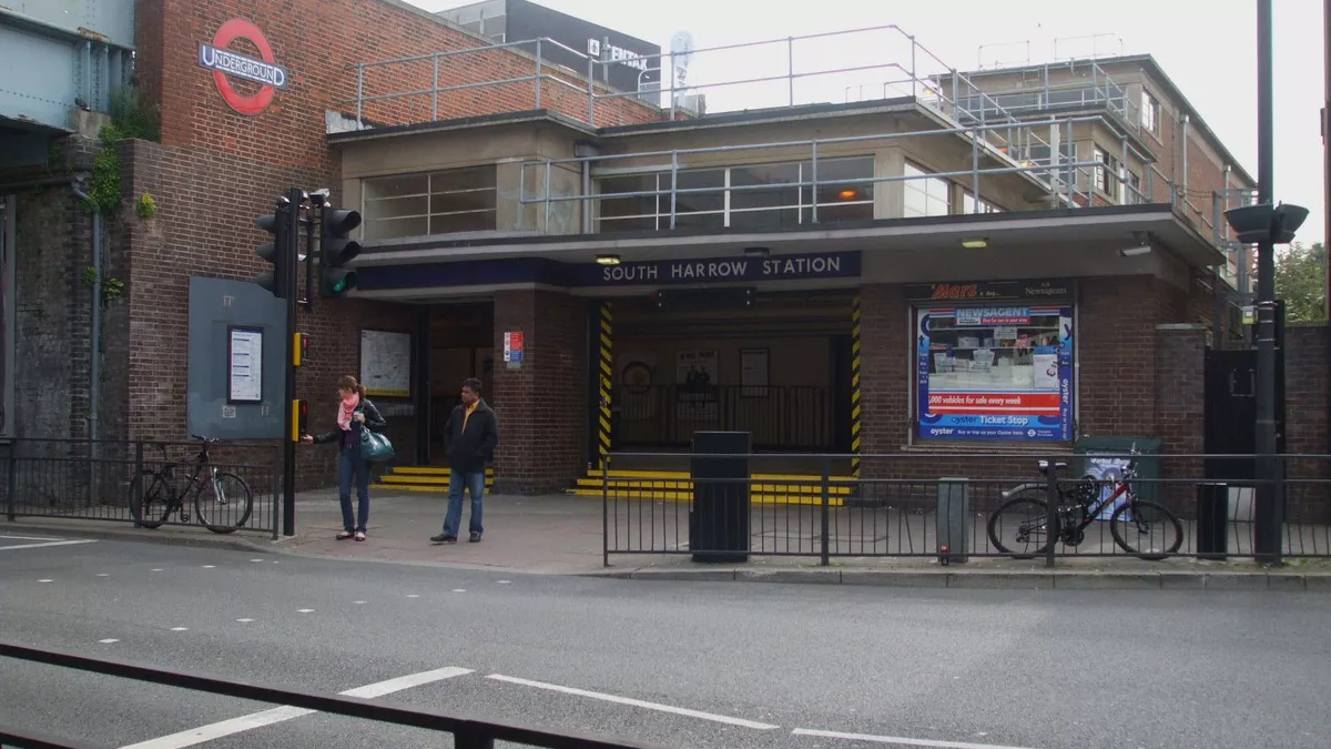 South Harrow station entrance.