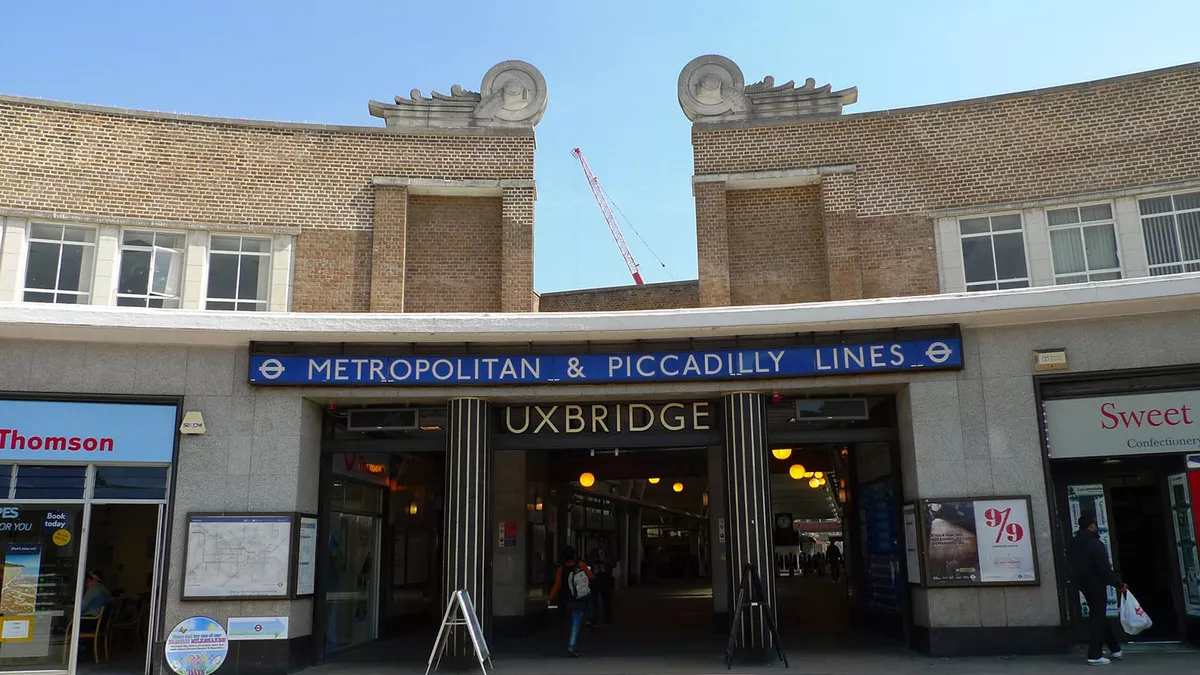 Uxbridge tube station.