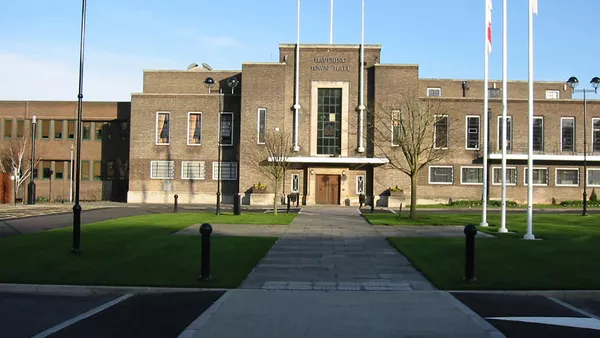 Town Hall of Havering London Borough Council.