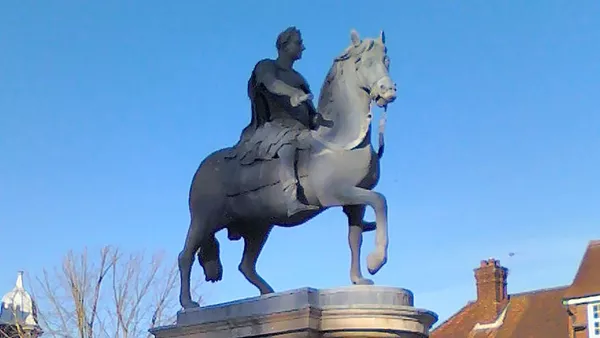 King William III Statue in Petersfield.